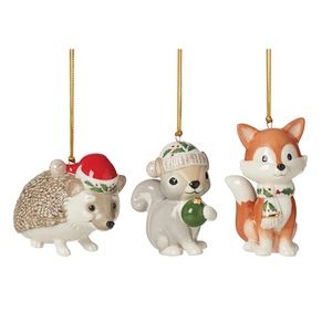 Little Forest Creatured Ornament Set of 3